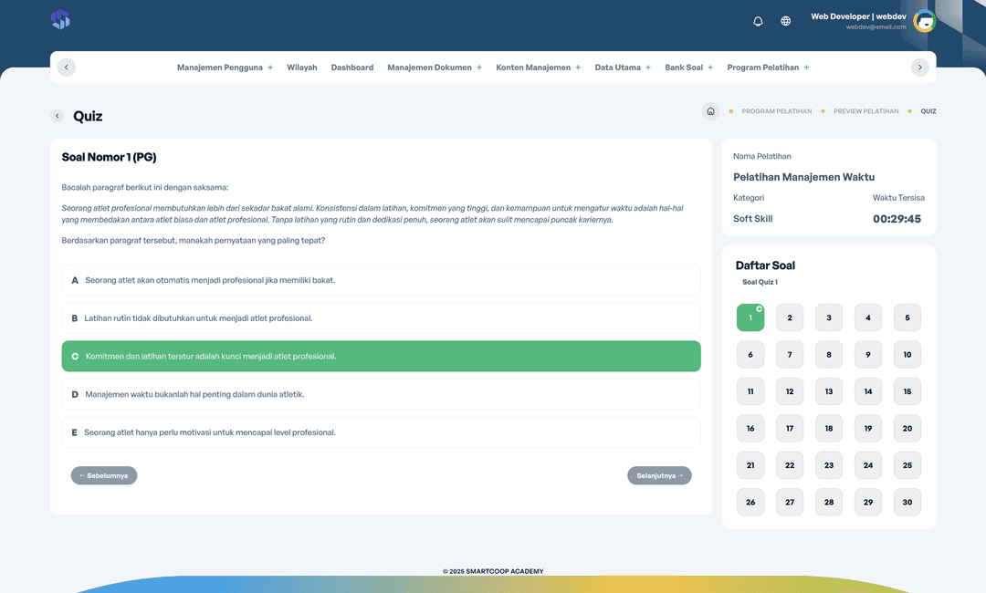 Smartcoop Academy Quiz